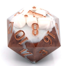 Load image into Gallery viewer, Hot Chocolate  - 23mm Oversized d20
