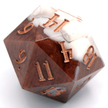 Load image into Gallery viewer, Hot Chocolate  - 23mm Oversized d20
