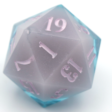 Load image into Gallery viewer, Pure Dreams  - 23mm Oversized d20
